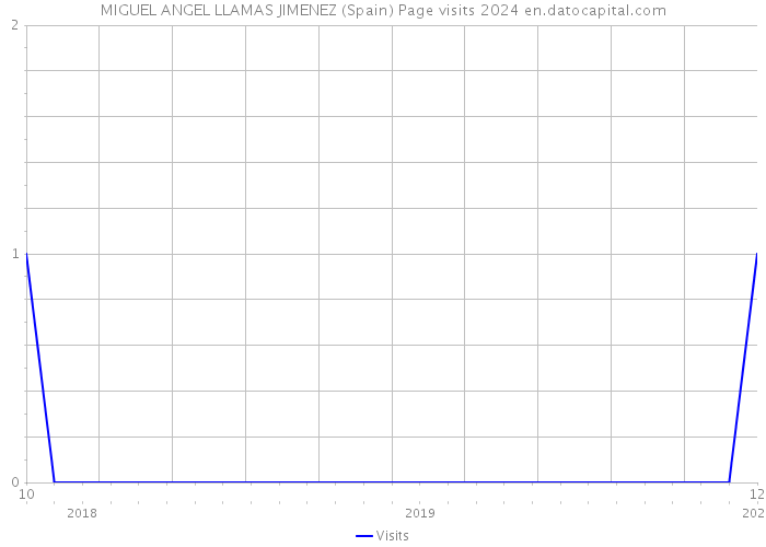 MIGUEL ANGEL LLAMAS JIMENEZ (Spain) Page visits 2024 