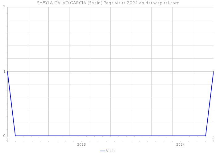 SHEYLA CALVO GARCIA (Spain) Page visits 2024 