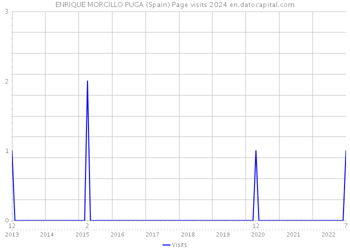 ENRIQUE MORCILLO PUGA (Spain) Page visits 2024 