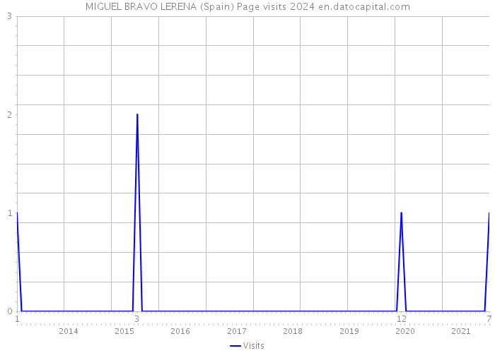 MIGUEL BRAVO LERENA (Spain) Page visits 2024 