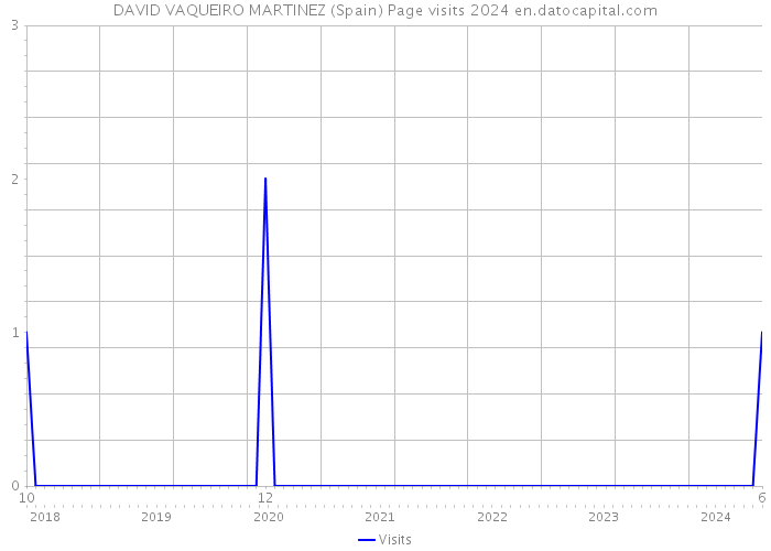 DAVID VAQUEIRO MARTINEZ (Spain) Page visits 2024 