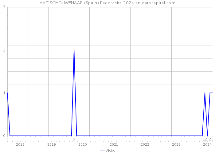 AAT SCHOUWENAAR (Spain) Page visits 2024 