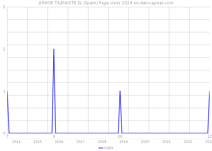 JUNIOR TAJINASTE SL (Spain) Page visits 2024 