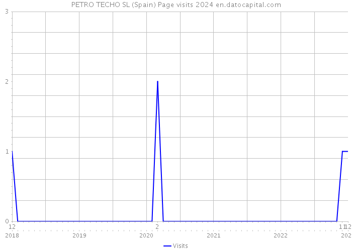 PETRO TECHO SL (Spain) Page visits 2024 