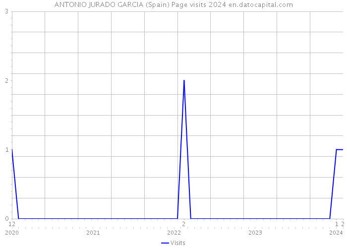 ANTONIO JURADO GARCIA (Spain) Page visits 2024 