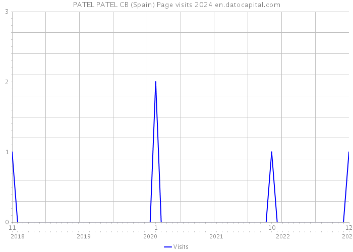 PATEL PATEL CB (Spain) Page visits 2024 