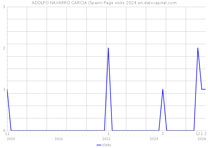 ADOLFO NAVARRO GARCIA (Spain) Page visits 2024 