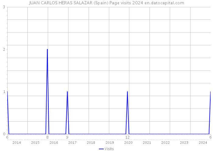 JUAN CARLOS HERAS SALAZAR (Spain) Page visits 2024 