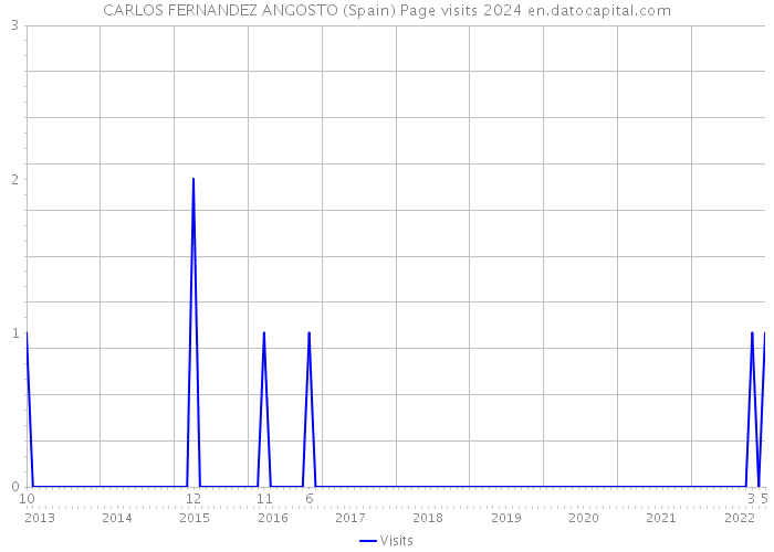 CARLOS FERNANDEZ ANGOSTO (Spain) Page visits 2024 