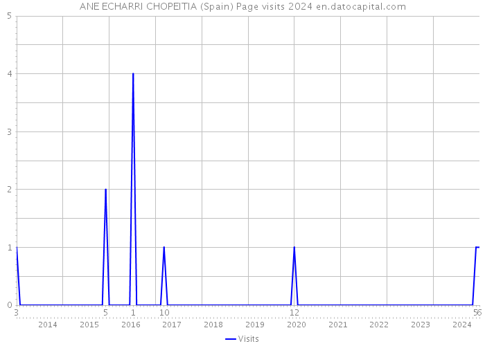 ANE ECHARRI CHOPEITIA (Spain) Page visits 2024 