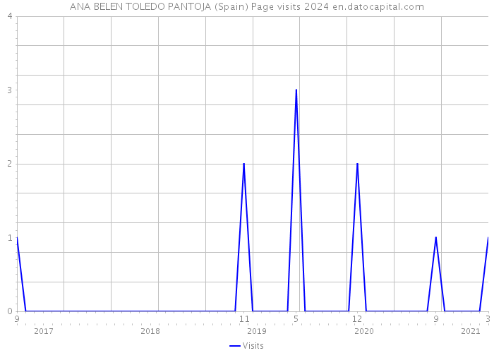 ANA BELEN TOLEDO PANTOJA (Spain) Page visits 2024 