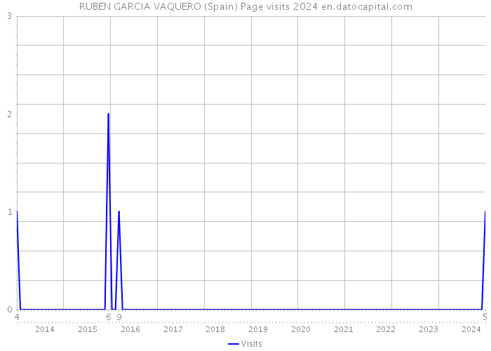 RUBEN GARCIA VAQUERO (Spain) Page visits 2024 