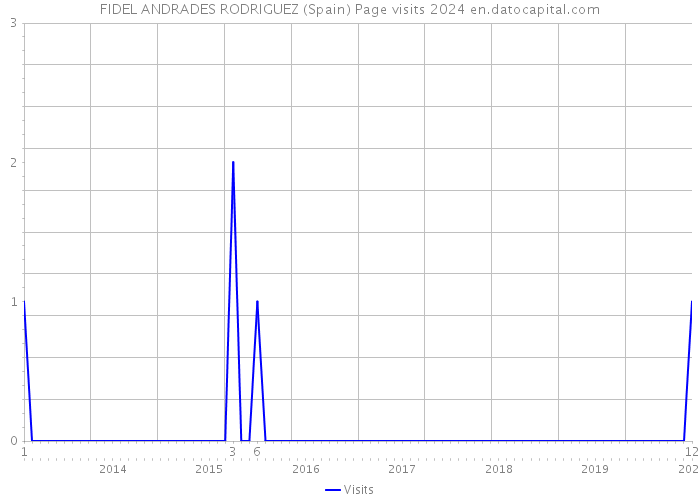 FIDEL ANDRADES RODRIGUEZ (Spain) Page visits 2024 