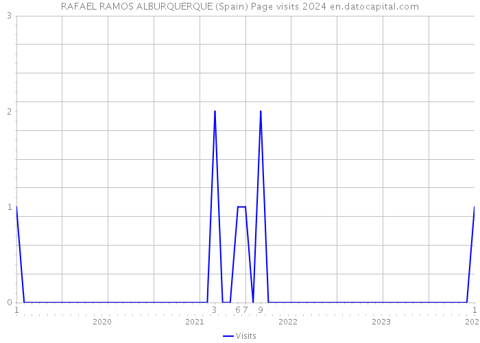 RAFAEL RAMOS ALBURQUERQUE (Spain) Page visits 2024 