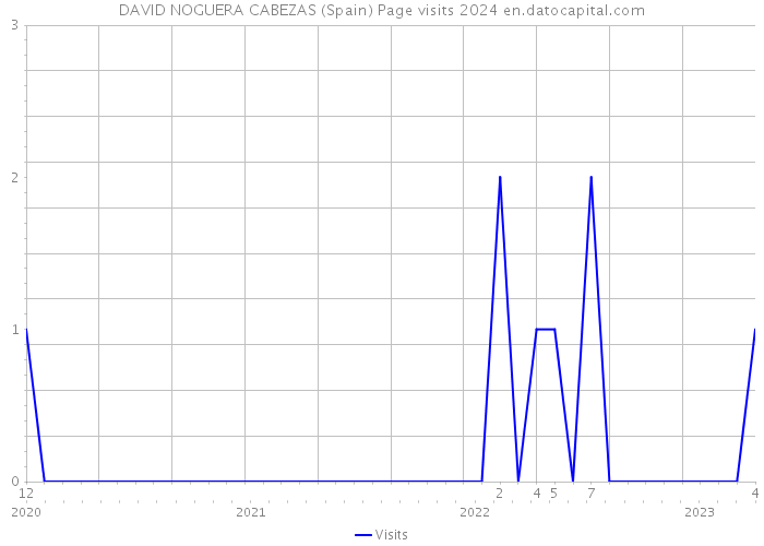 DAVID NOGUERA CABEZAS (Spain) Page visits 2024 