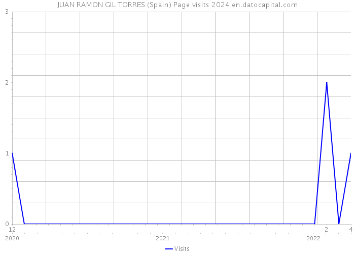 JUAN RAMON GIL TORRES (Spain) Page visits 2024 