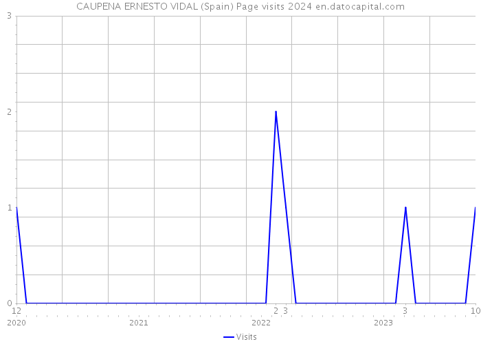 CAUPENA ERNESTO VIDAL (Spain) Page visits 2024 