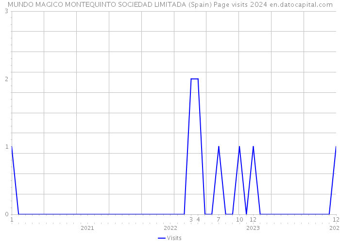 MUNDO MAGICO MONTEQUINTO SOCIEDAD LIMITADA (Spain) Page visits 2024 