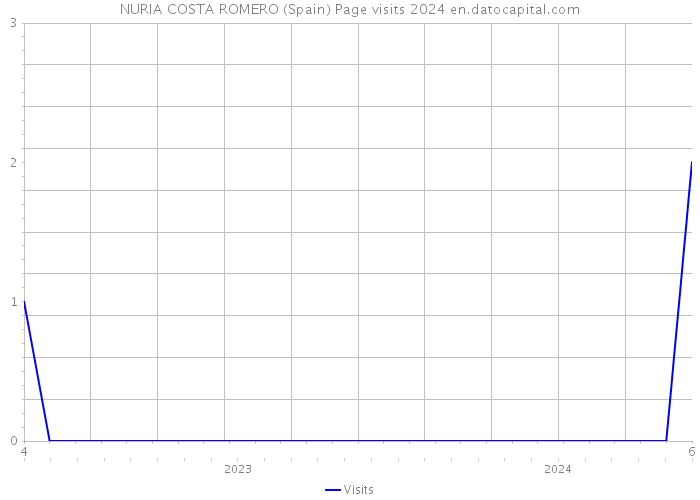 NURIA COSTA ROMERO (Spain) Page visits 2024 