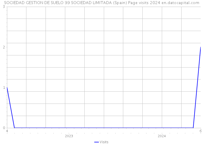 SOCIEDAD GESTION DE SUELO 99 SOCIEDAD LIMITADA (Spain) Page visits 2024 