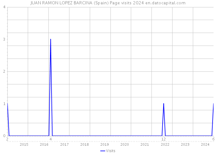 JUAN RAMON LOPEZ BARCINA (Spain) Page visits 2024 