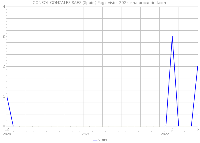 CONSOL GONZALEZ SAEZ (Spain) Page visits 2024 