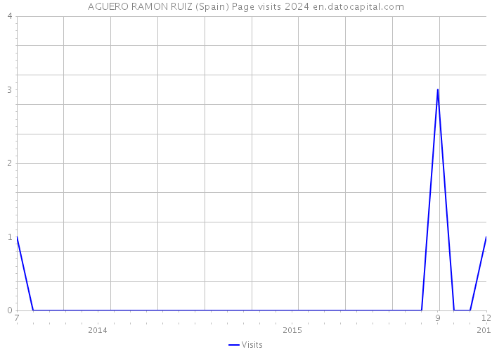 AGUERO RAMON RUIZ (Spain) Page visits 2024 