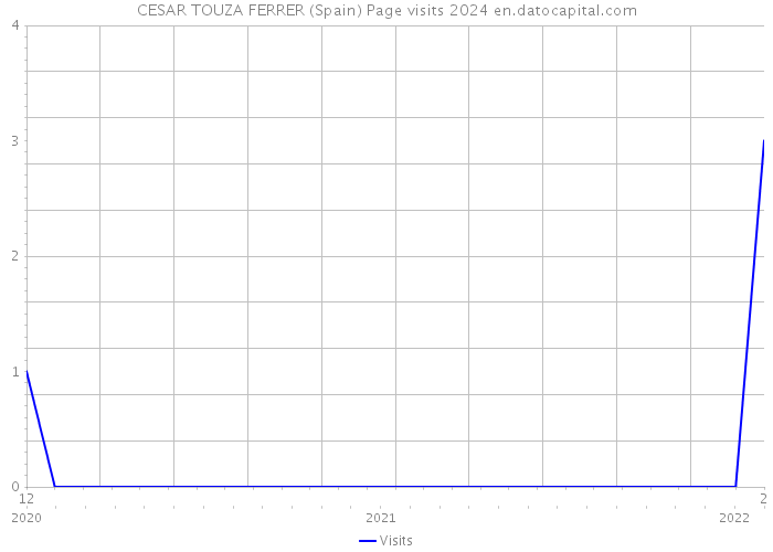 CESAR TOUZA FERRER (Spain) Page visits 2024 