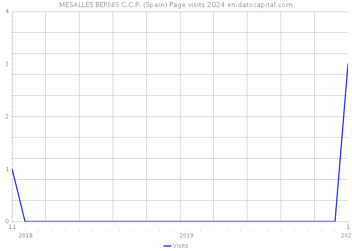 MESALLES BERNIS C.C.P. (Spain) Page visits 2024 