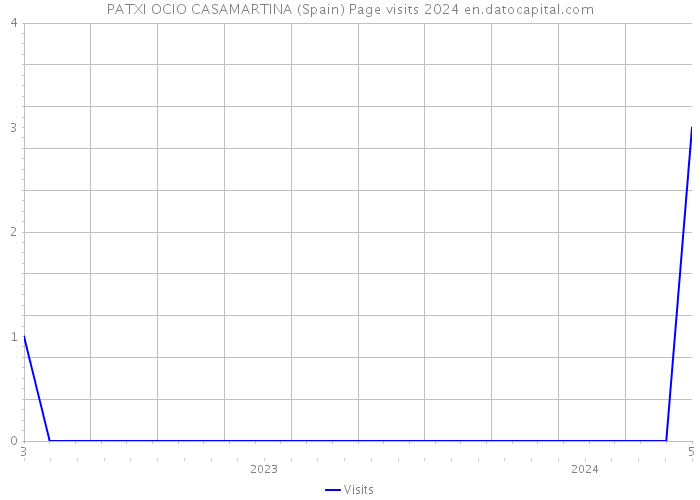 PATXI OCIO CASAMARTINA (Spain) Page visits 2024 