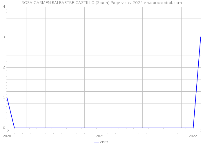 ROSA CARMEN BALBASTRE CASTILLO (Spain) Page visits 2024 