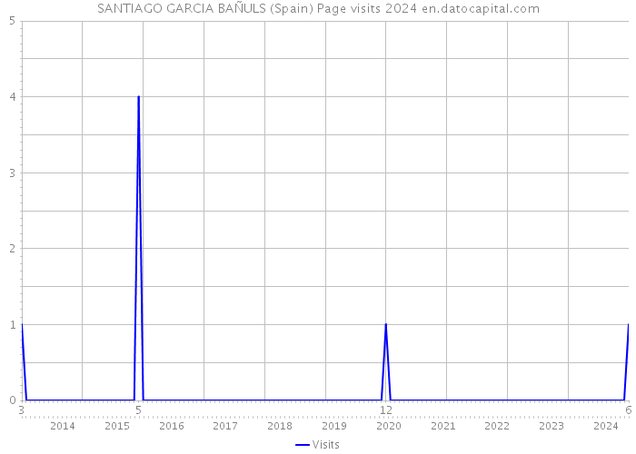 SANTIAGO GARCIA BAÑULS (Spain) Page visits 2024 