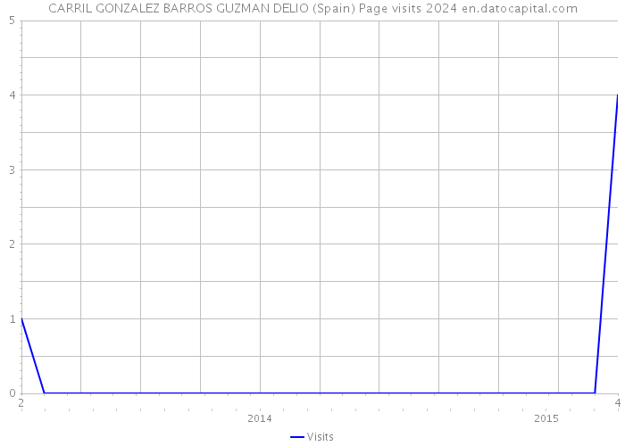 CARRIL GONZALEZ BARROS GUZMAN DELIO (Spain) Page visits 2024 