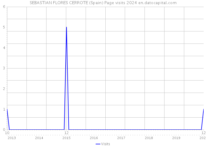 SEBASTIAN FLORES CERROTE (Spain) Page visits 2024 