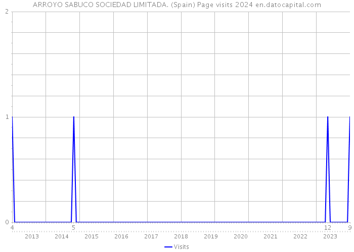 ARROYO SABUCO SOCIEDAD LIMITADA. (Spain) Page visits 2024 