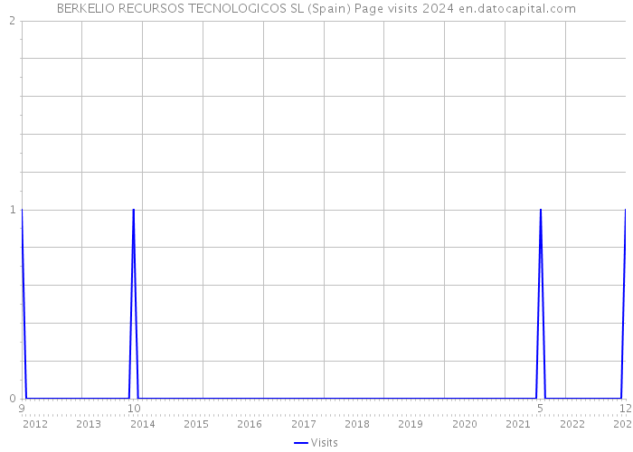 BERKELIO RECURSOS TECNOLOGICOS SL (Spain) Page visits 2024 