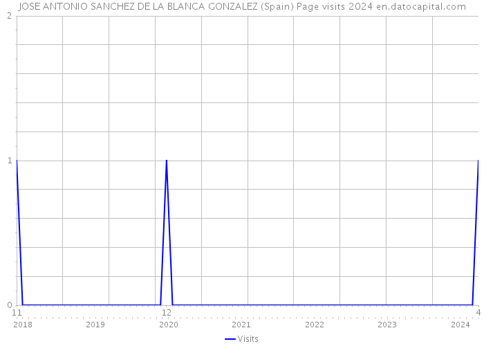 JOSE ANTONIO SANCHEZ DE LA BLANCA GONZALEZ (Spain) Page visits 2024 