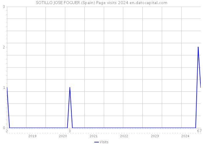 SOTILLO JOSE FOGUER (Spain) Page visits 2024 
