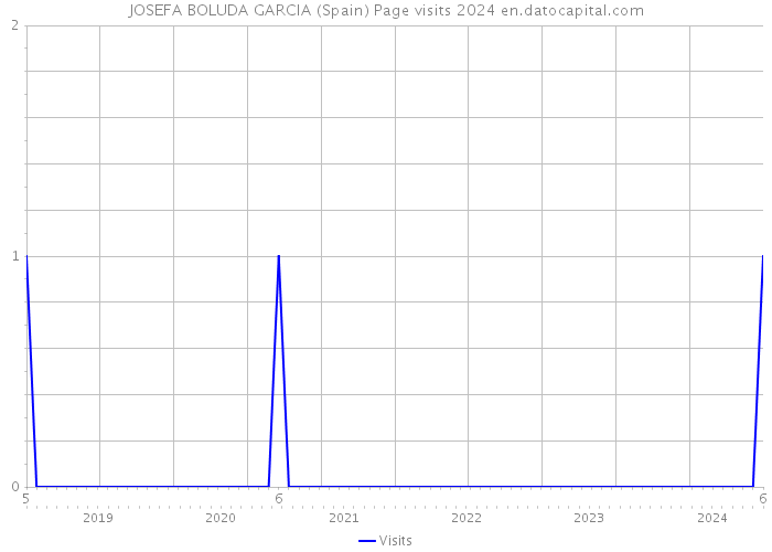 JOSEFA BOLUDA GARCIA (Spain) Page visits 2024 