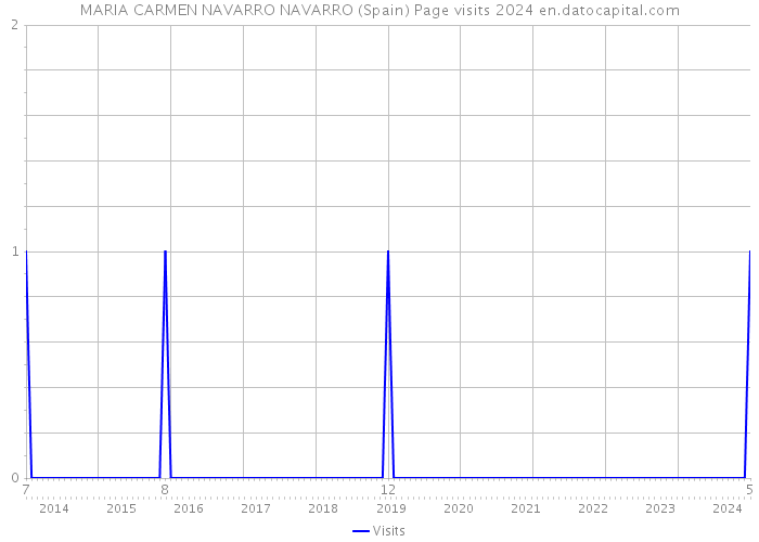 MARIA CARMEN NAVARRO NAVARRO (Spain) Page visits 2024 