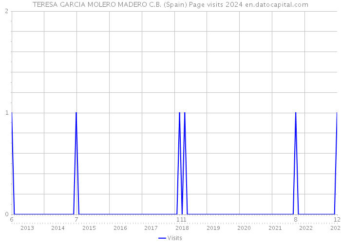 TERESA GARCIA MOLERO MADERO C.B. (Spain) Page visits 2024 