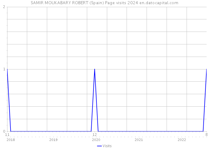 SAMIR MOUKABARY ROBERT (Spain) Page visits 2024 