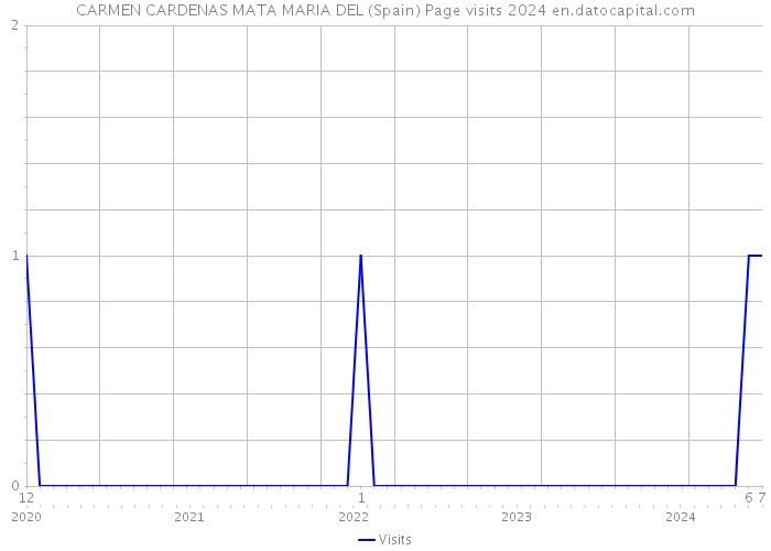 CARMEN CARDENAS MATA MARIA DEL (Spain) Page visits 2024 