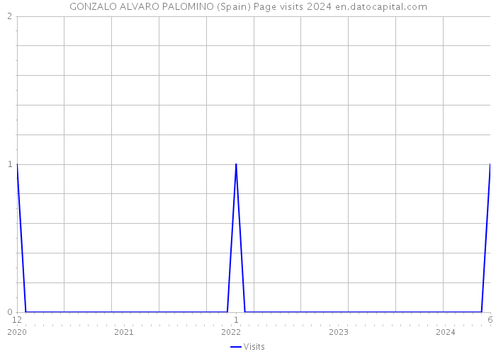 GONZALO ALVARO PALOMINO (Spain) Page visits 2024 