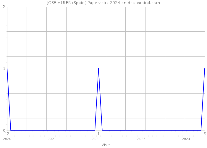 JOSE MULER (Spain) Page visits 2024 