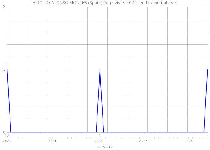 VIRGILIO ALONSO MONTES (Spain) Page visits 2024 