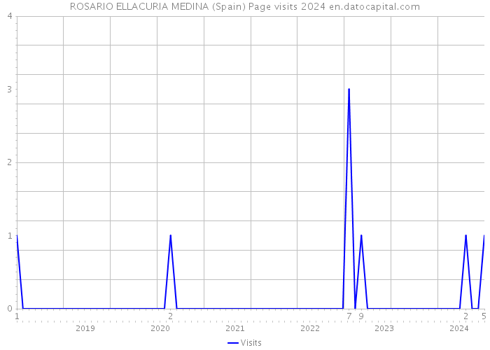 ROSARIO ELLACURIA MEDINA (Spain) Page visits 2024 