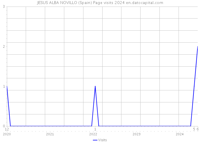 JESUS ALBA NOVILLO (Spain) Page visits 2024 