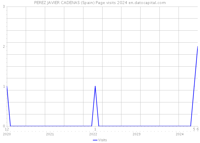 PEREZ JAVIER CADENAS (Spain) Page visits 2024 