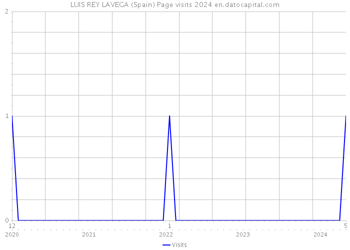LUIS REY LAVEGA (Spain) Page visits 2024 
